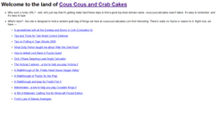 Desktop Screenshot of couscouscrabcakes.com